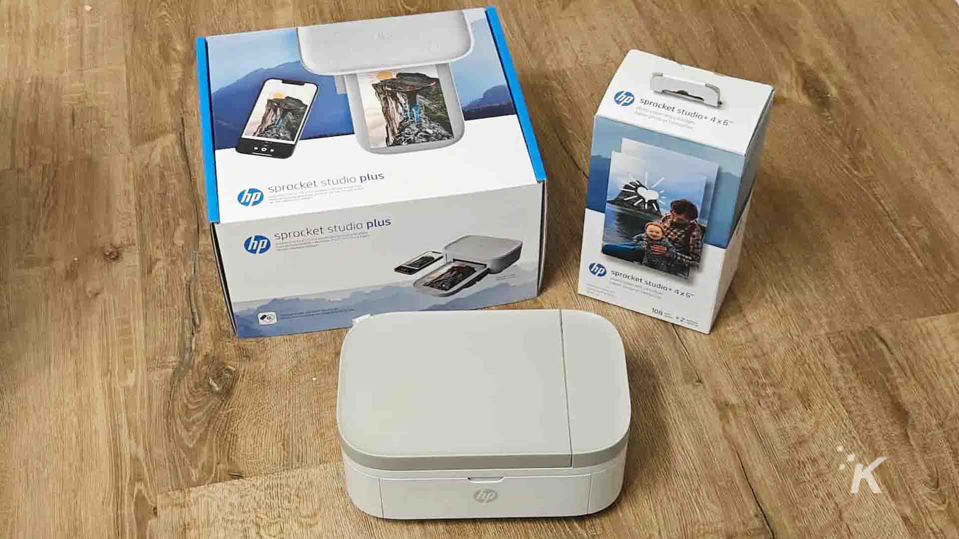 HP Sprocket Studio Plus Printer with Retail Boxes